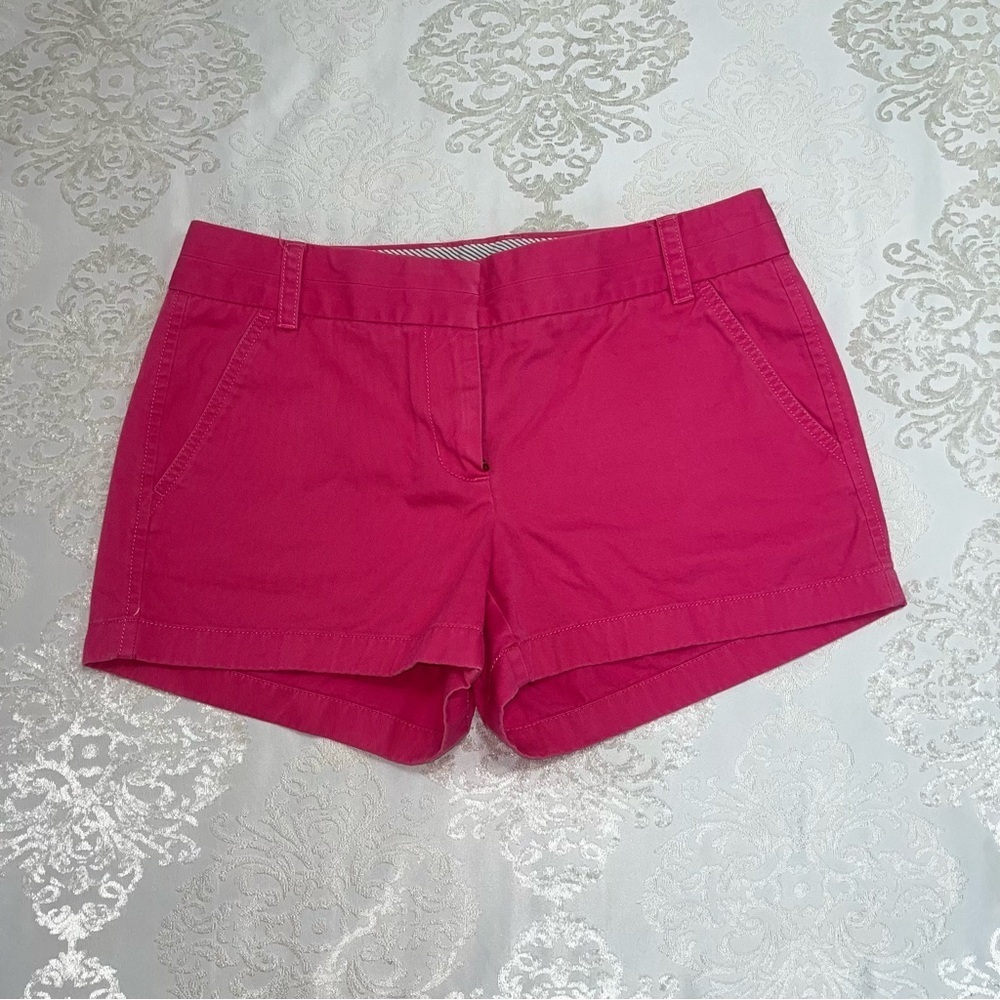 J. Crew Chino 3” 100% Cotton Broken In Pink Shorts Size 4